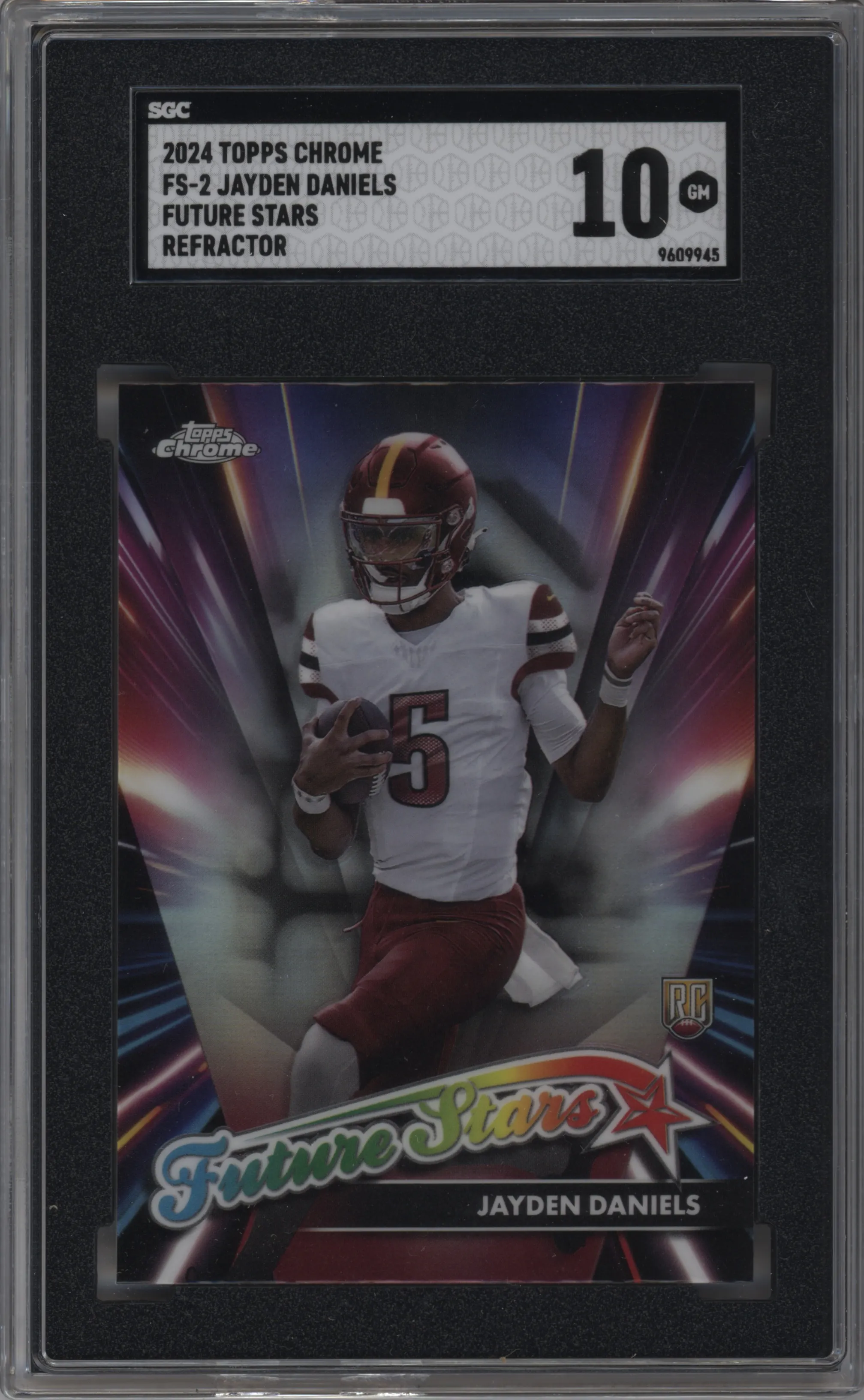 2024 Topps Chrome Future Stars Jayden Daniels Refractor #FS-2 SGC 10