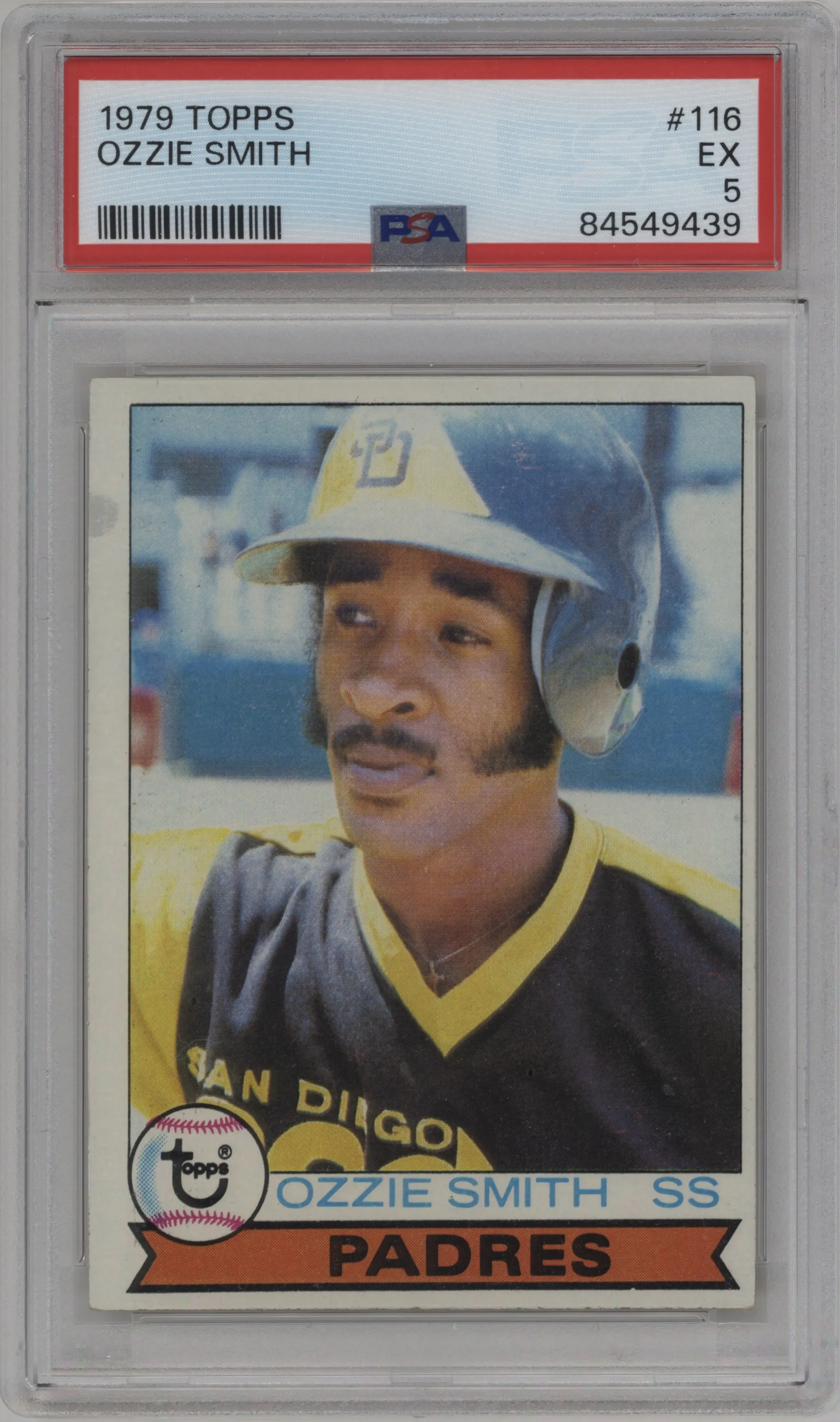 1979 Topps Ozzie Smith #116 PSA 5