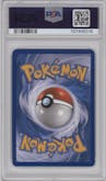 Charizard from the 2008 Pokemon D&P set graded by PSA and given an overall grade of 7.