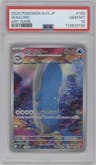 Wailord from the 2025 Pokemon SV JPN set graded by PSA and given an overall grade of 10.
