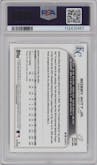 Bobby Witt Jr. from the 2022 Topps Update  set graded by PSA and given an overall grade of 10.