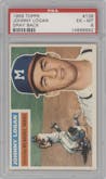 Johnny Logan from the 1956 Topps set graded by PSA and given an overall grade of 6.