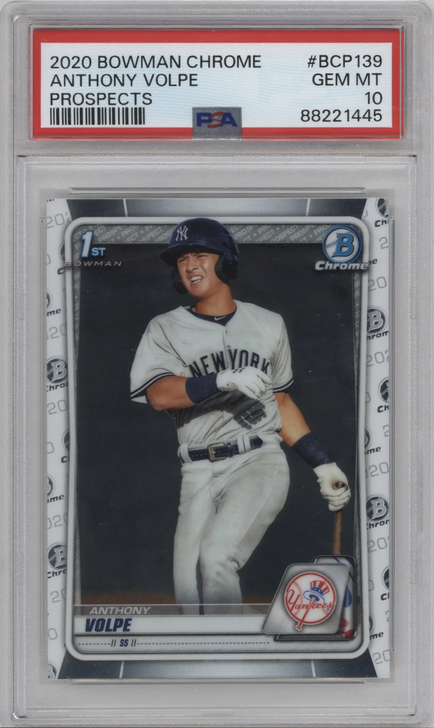 2020 Bowman Chr.Pros. Anthony Volpe PSA 10