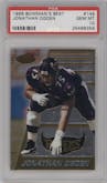 Jonathan Ogden from the 1996 Bowman’s Best set graded by PSA and given an overall grade of 10.