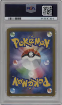 Mega Gengar ex from the 2025 Pokemon Mega JPN set graded by PSA and given an overall grade of 10.