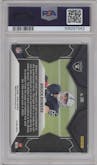 Brock Bowers from the 2024 Panini Mosaic set featuring a Green Mosaic parallel graded by PSA and given an overall grade of 10.