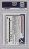 Cam Caminiti from the 2024 Bowman Draft Sapphire Edition set graded by PSA and given an overall grade of 10.