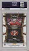 Bill Romanowski from the 2022 Panini Select set featuring a Red parallel graded by PSA and given an overall grade of 9.