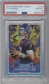CJ Stroud from the 2023 Topps Now set graded by PSA and given an overall grade of 10.