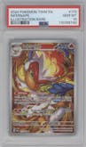Infernape from the 2024 Pokemon SV set graded by PSA and given an overall grade of 10.