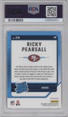 Ricky Pearsall from the 2024 Donruss set featuring a Red Pandora parallel graded by PSA and given an overall grade of 9.