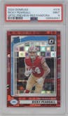 Ricky Pearsall from the 2024 Donruss set featuring a Red Pandora parallel graded by PSA and given an overall grade of 9.
