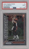 Joe Burrow from the 2020 Panini Prizm set graded by PSA and given an overall grade of 9.