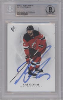 Kyle Palmieri from the 2020-21 SP Authentic set graded by Beckett and given an overall grade of 0.