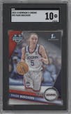 Paige Bueckers from the 2023-24 Bowman U Chrome set graded by SGC and given an overall grade of 10.