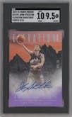 John Stockton  from the 2024-25 Panini Origins set featuring a Purple FOTL parallel graded by SGC and given an overall grade of 9.5.