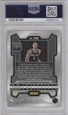 Victor Wembanyama from the 2023-24 Panini Prizm set featuring a Silver Prizm  parallel graded by PSA and given an overall grade of 10.