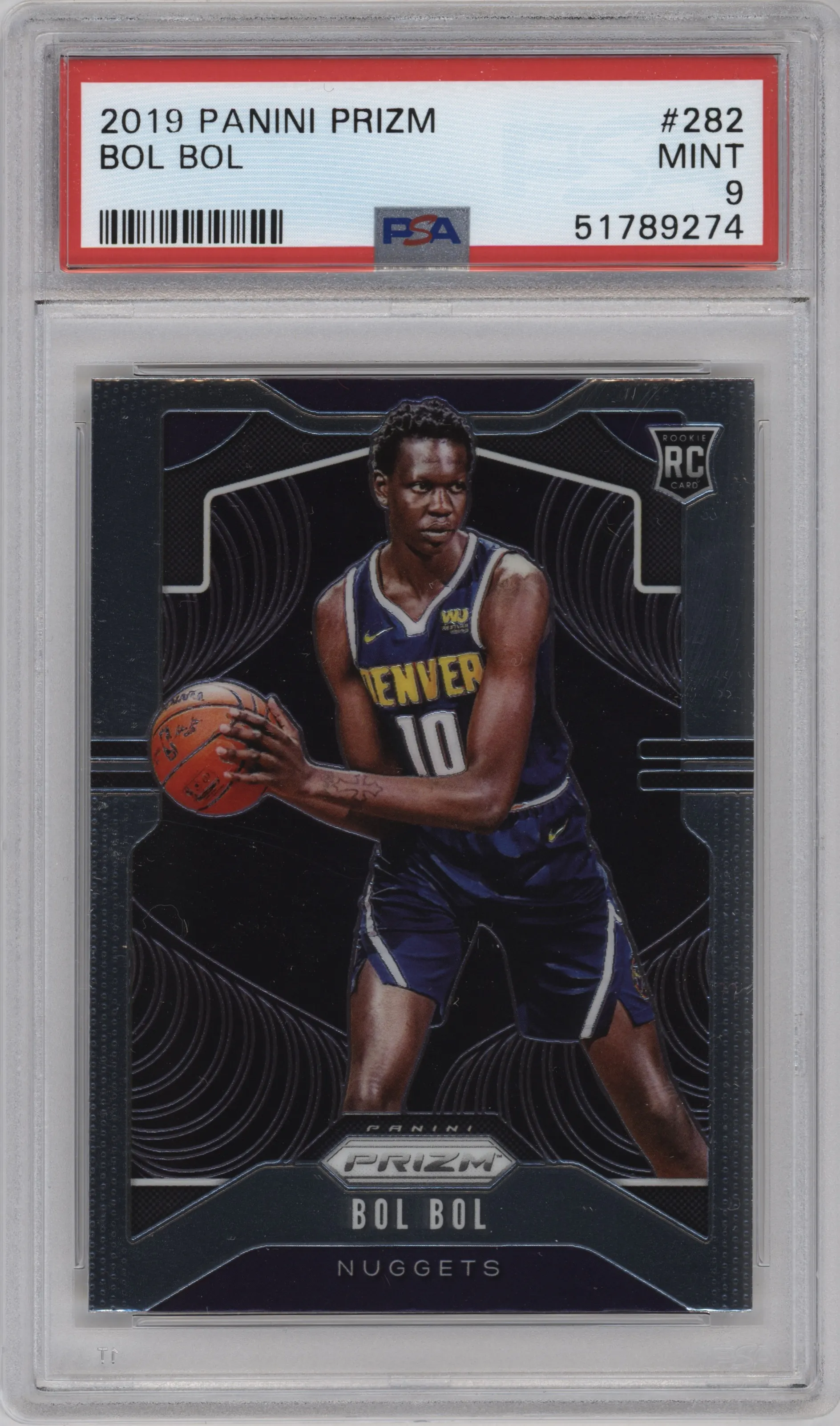 2019 Panini Prizm Bol Bol PSA 9