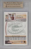 Aaron Rodgers from the 2005 Topps Total set graded by Beckett and given an overall grade of 9.5.