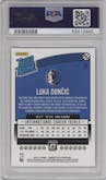 Luka Doncic from the 2018-19 Panini Donruss Optic set graded by PSA and given an overall grade of 10.