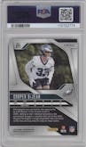 Cooper DeJean from the 2024 Panini Prizm set featuring a Silver Prizm parallel graded by PSA and given an overall grade of 10.