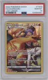 Charizard from the 2022 Pokemon SWSH set graded by PSA and given an overall grade of 10.
