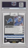 Jack Campbell from the 2023 Panini Absolute set featuring a Orange Mosaic parallel graded by PSA and given an overall grade of 10.