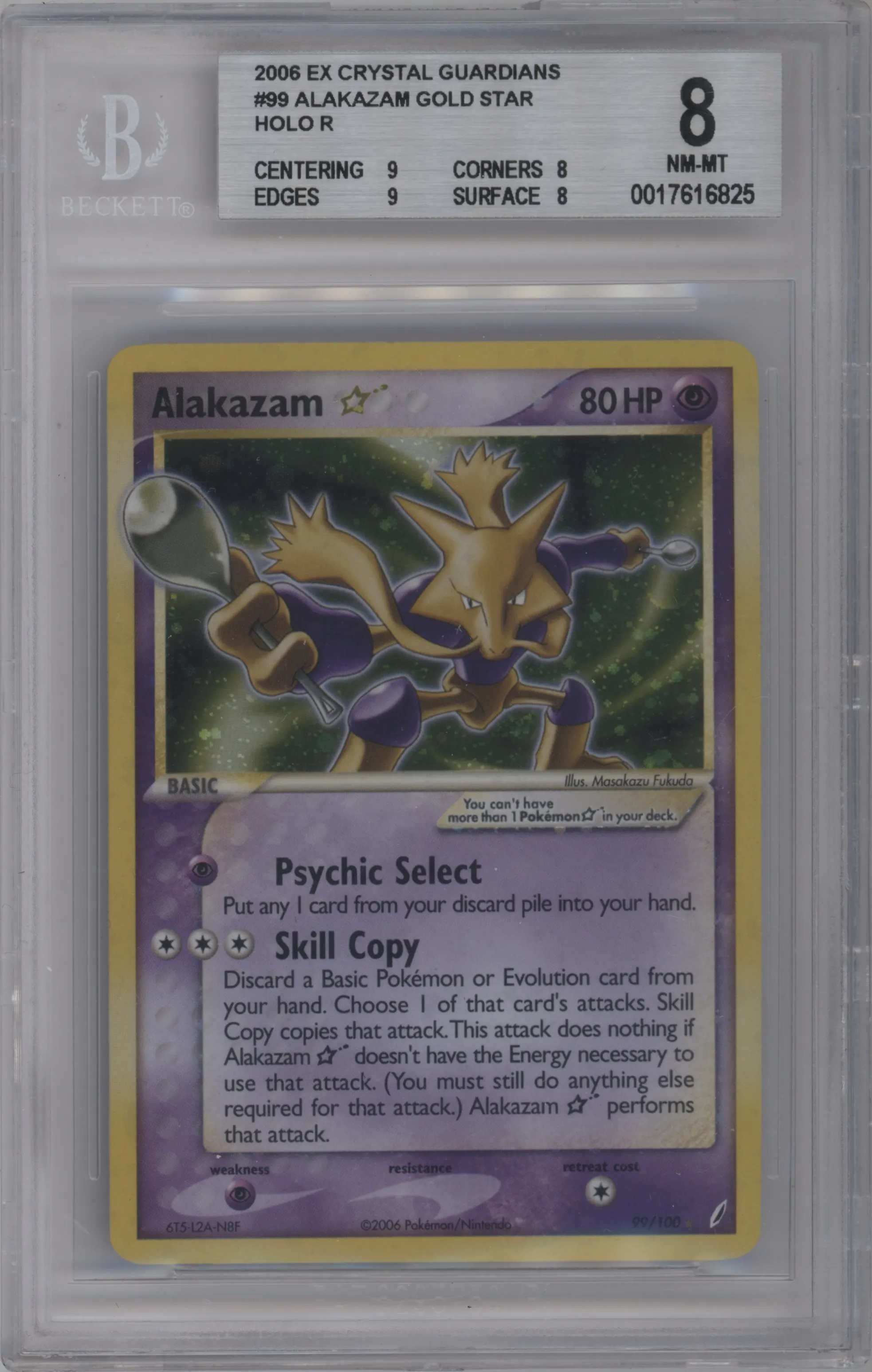 Alakazam Gold Star