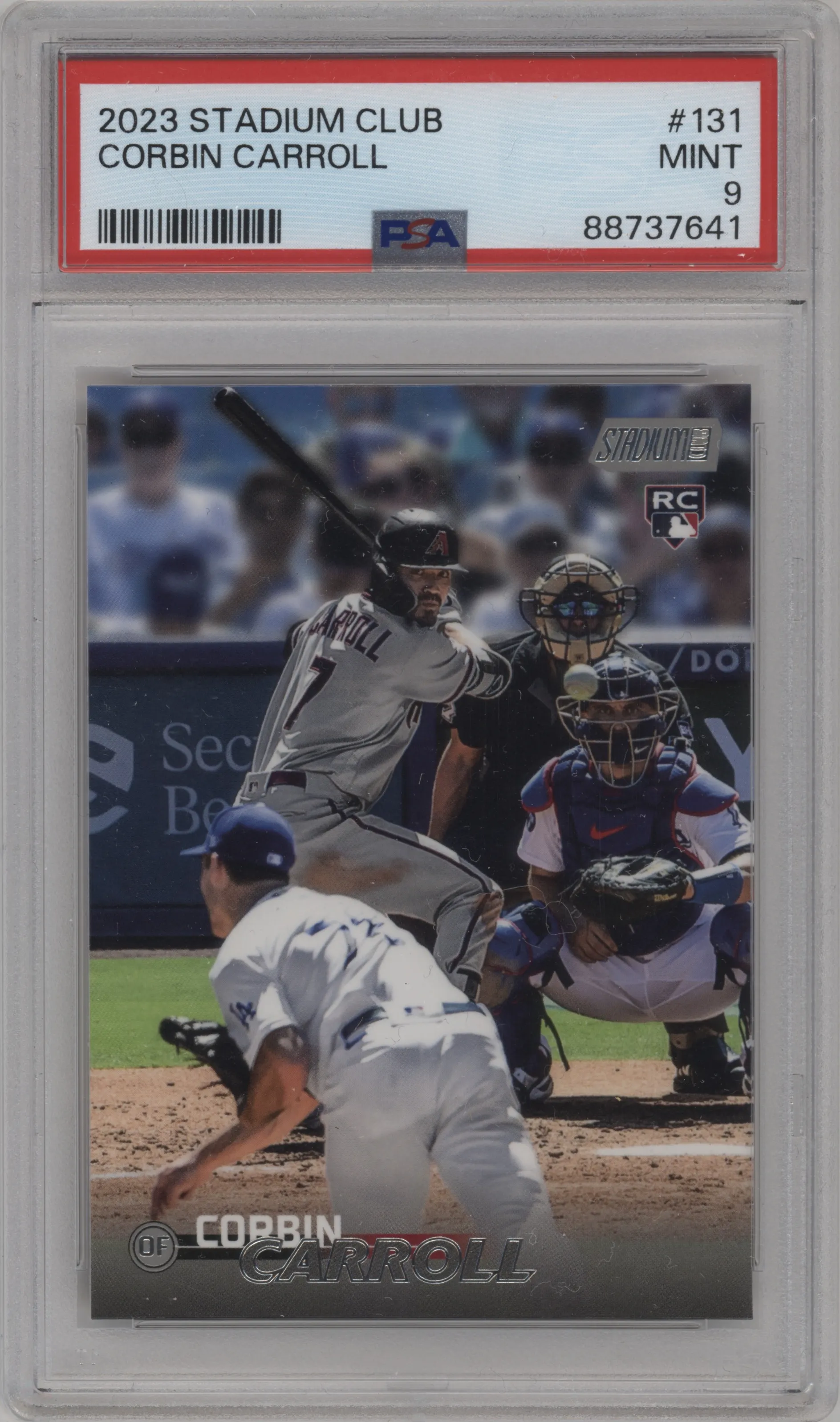 2023 Topps Stadium Club Corbin Carroll #131 PSA 9