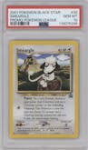 Smeargle from the 2001 Pokemon set featuring a Pokemon League parallel graded by PSA and given an overall grade of 10.