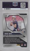 Drake Maye from the 2024 Panini Prizm set graded by PSA and given an overall grade of 10.