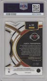 Amen Thompson from the 2023-24 Panini Select  set featuring a Die-Cut Orange parallel graded by PSA and given an overall grade of 10.