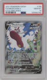 Medicham V from the 2021 Pokemon SWSH set graded by PSA and given an overall grade of 10.