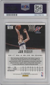 Jan Vesely from the 2012-13 Panini Prizm set graded by PSA and given an overall grade of 10.
