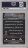 Shohei Ohtani from the 2022 Stadium Club Chrome set graded by PSA and given an overall grade of 10.