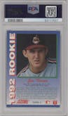 Jim Thome from the  1992 Score Rookies set graded by PSA and given an overall grade of 10.