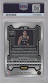 Victor Wembanyama from the 2023-24 Panini Prizm set graded by PSA and given an overall grade of 10.