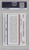 Shohei Ohtani/Yoshinobu Yamamoto from the 2024 Topps Update set featuring a Yellow  parallel graded by PSA and given an overall grade of 10.