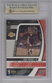 Kobe Bryant from the 1998-99 Upper Deck Ionix set graded by Beckett and given an overall grade of 9.5.