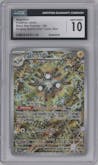 Magneton from the 2024 Pokemon SV set featuring a Surging Sparks Elite Trainer Box parallel graded by CSG and given an overall grade of 10.