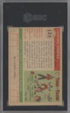 Sandy Koufax from the 1955 Topps set graded by SGC and given an overall grade of 3.