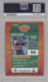 Derrick Henry from the 2023 Panini Donruss set graded by PSA and given an overall grade of 9.