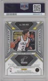 Keyonte George from the 2023-24 Panini Prizm set featuring a Mojo Prizm parallel graded by PSA and given an overall grade of 10.