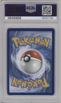 Mew VMax from the 2021 Pokemon SWSH set graded by PSA and given an overall grade of 10.