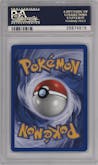 Flying Pikachu from the 2001 Pokemon set featuring a Pokemon League parallel graded by PSA and given an overall grade of 10.