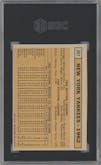 New York Yankees Team from the 1963 Topps set graded by SGC and given an overall grade of 6.