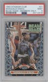 Shaquille O'Neal from the 1992-93 Topps Stadium Club set featuring a Members Only parallel graded by PSA and given an overall grade of 9.