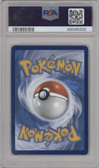 Charizard V from the 2022 Pokemon SWSH set graded by PSA and given an overall grade of 10.