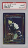 Mike Piazza from the 1994 Topps Traded set graded by PSA and given an overall grade of 10.