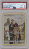 Hoothoot from the 2022 Pokemon SWSH set graded by PSA and given an overall grade of 10.